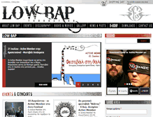 Tablet Screenshot of lowbap.com